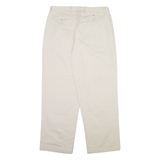 NAUTICA Mens Trousers Beige Relaxed Straight W34 L31