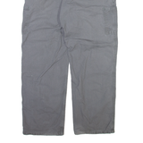CARHARTT Carpenter Mens Trousers Grey Relaxed Straight W36 L32