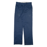 DICKIES 874 Workwear Mens Trousers Blue Regular Straight W32 L34