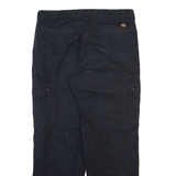 DICKIES Cargo Womens Trousers Black Regular Straight W34 L29