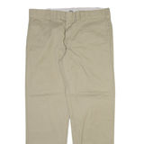 DICKIES Mens Trousers Beige Slim Straight W36 L31
