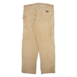 DICKIES Carpenter Mens Trousers Beige Relaxed Straight W40 L32