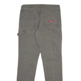 DICKIES Carpenter Womens Trousers Grey Slim Straight W30 L30