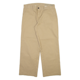 DICKIES Mens Trousers Beige Regular Straight W34 L30