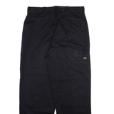 DICKIES Mens Trousers Black Relaxed Straight W38 L34