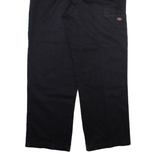DICKIES Mens Trousers Black Relaxed Straight W38 L34