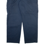 DICKIES Cargo Mens Trousers Blue Relaxed Straight W40 L32