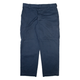 DICKIES Cargo Mens Trousers Blue Relaxed Straight W40 L32