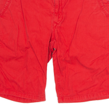 TOMMY HILFIGER Mens Chino Shorts Red M W30