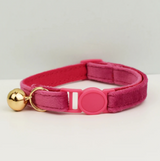 Anypet Stylish Pink Cat Collar Large Size – Adjustable Safety Buckle, Bell & Durable Strap for Cats & Small Pets