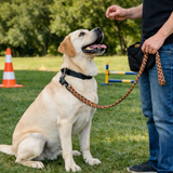 Anypet Brown Leopard Dog Leash - Stylish Comfortable Dog Accessorys
