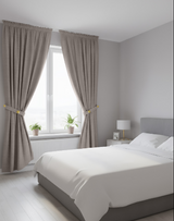 Anydrape Curtain Silver Gray 100cmx250cm Fashion Luxury Curtains Window Decor
