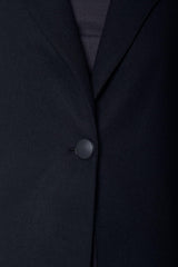 Worsted Flannel Long Trench Coat – Women’s Chic Outerwear