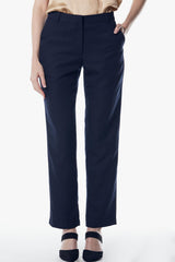Tailoring Slim Pants in Navy Blue – Women’s Slim-Fit Trousers