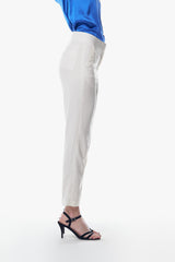 White Tailoring Slim Pants – Women’s Slim-Fit Trousers