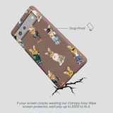 Chocolate Brown Rabbit Friends Google Pixel 6a Case