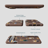 Chocolate Brown Rabbit Friends Google Pixel 6a Case