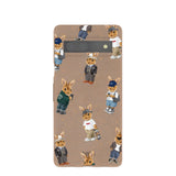Chocolate Brown Rabbit Friends Google Pixel 7a Case