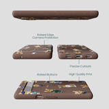 Chocolate Brown Rabbit Friends Google Pixel 7 Case