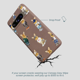 Chocolate Brown Rabbit Friends Google Pixel 8 Pro Case