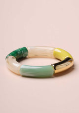 Bracelet Lithos Jonc Green-Gold