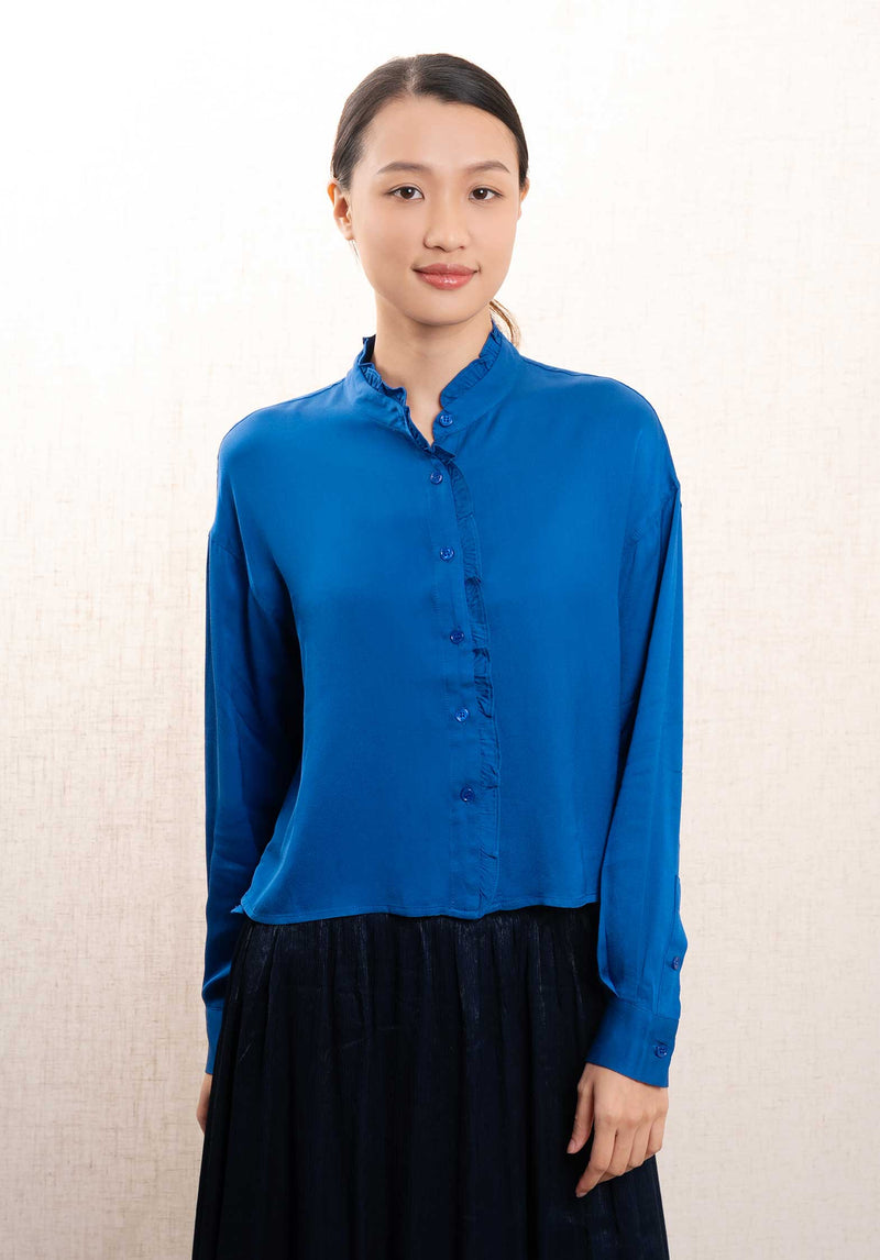 Blouse Cabanac Bleu-Electrique