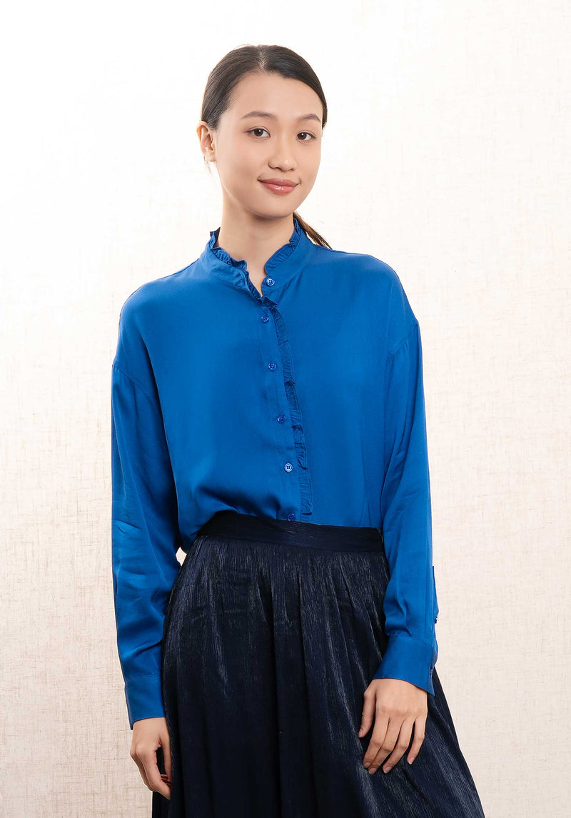 Blouse Cabanac Bleu-Electrique