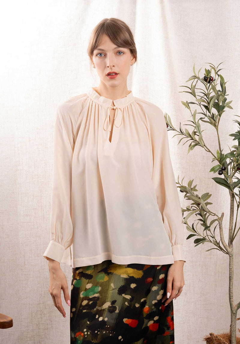 Blouse 3eva88-v09301 Poudre