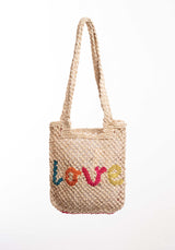 Beach Bag Stellina Love Nat-Multi