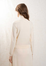Turtleneck Knitted Mary Ecru