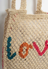 Beach Bag Cara Love Natural