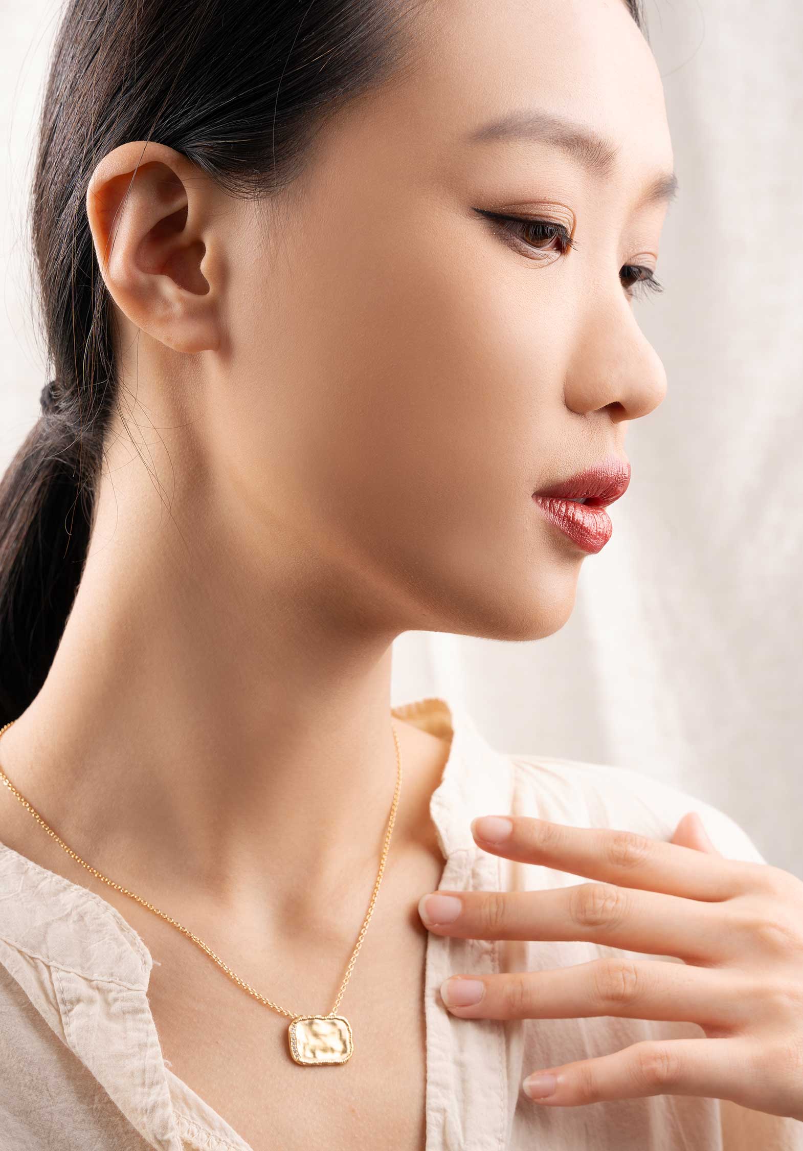 Necklace Barbara Rdc White-Gold