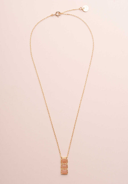 Necklace Rc731 Pierre-De-Lune-Nude