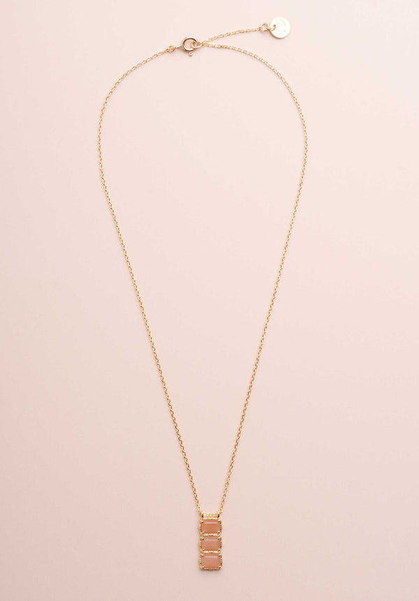 Necklace Rc731 Pierre-De-Lune-Nude