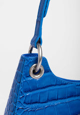 Shoulder Bag Froggy Blue-Croc