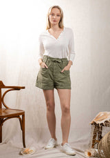 Denim Shorts Bushgab Light-Kaki
