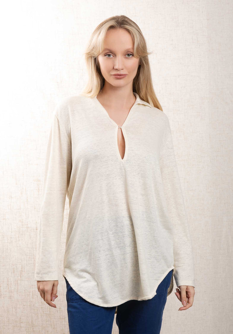 The Eastlet Blouse S4-12 Ecru