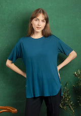 Tshirt M001-fts692 Bleu-Paon