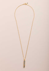 Necklace Paz Topaze Cibt4 Bleu