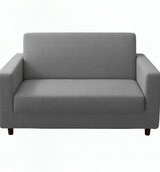 Anyseat 2-Seater Sofa Cover – Ash Grey Style Slipcover for Living Room Chair Protection