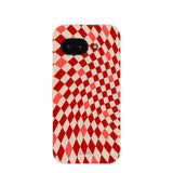 Seashell Red Checks Google Pixel 9a Case