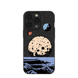 Black Retro Moon iPhone 13 Pro Case