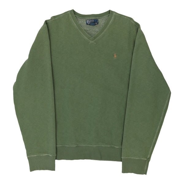 Vintage green Polo  Ralph Lauren Sweatshirt - mens x-large