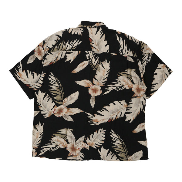 Vintage black Holland America Line Hawaiian Shirt - mens x-large