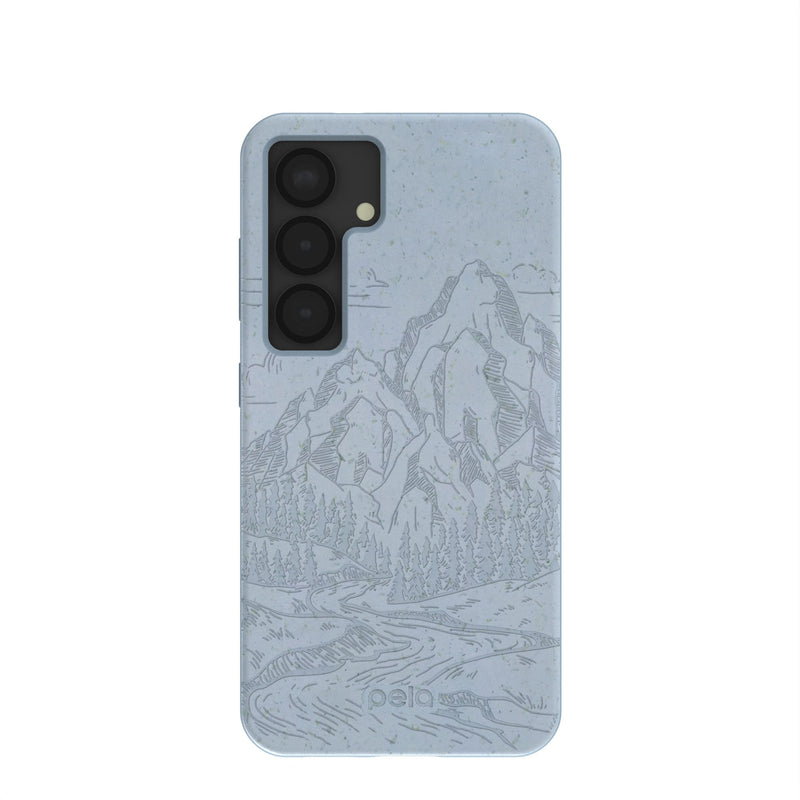 Powder Blue Rockies Samsung Galaxy S25 Case