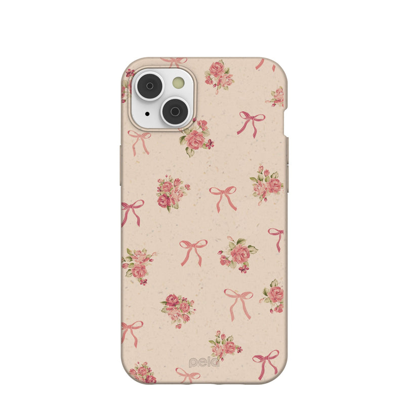 Seashell Roses and Bows iPhone 14 Plus Case