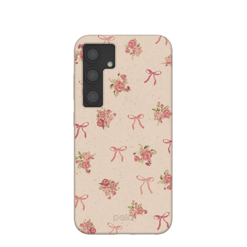 Seashell Roses and Bows Samsung Galaxy S24 Case