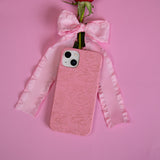 Bubblegum Pink Rosettes iPhone 13 Pro Max Case