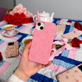 Bubblegum Pink Rosettes iPhone 15 Case