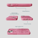 Bubblegum Pink Rosettes iPhone 13 Mini Case